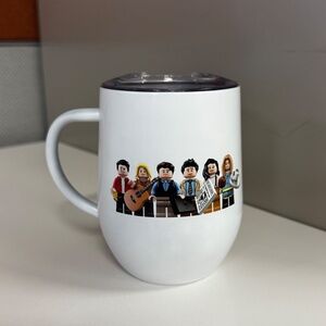Lego Friends Central Perk Limited Release Mug with sippable lid NWOT